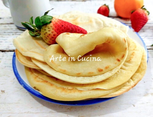 CREPES all’ACQUA senza latte e burro