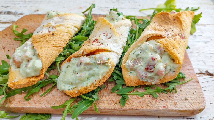 CANNOLI di PANCARRè con PANCETTA