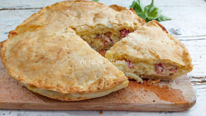 CROSTATA salata e dolce Napoletana con ricotta