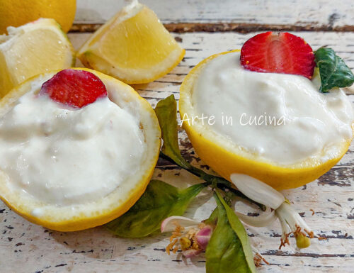 DESSERT al LIMONE mousse con yogurt