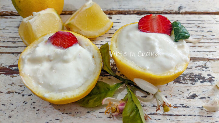 DESSERT al LIMONE mousse con yogurt