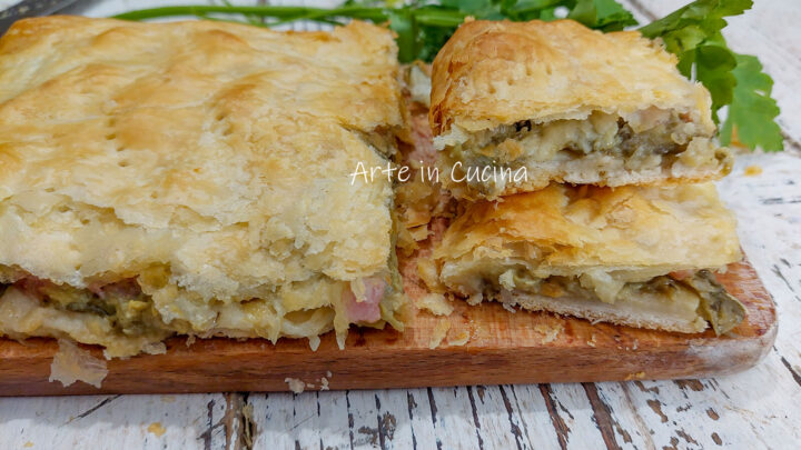 PARIGINA VELOCE con CARCIOFI e pancetta