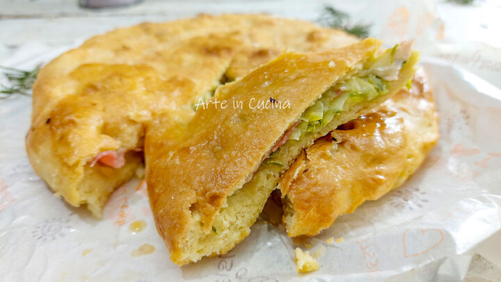 TORTA SALATA con PROSCIUTTO e zucchine