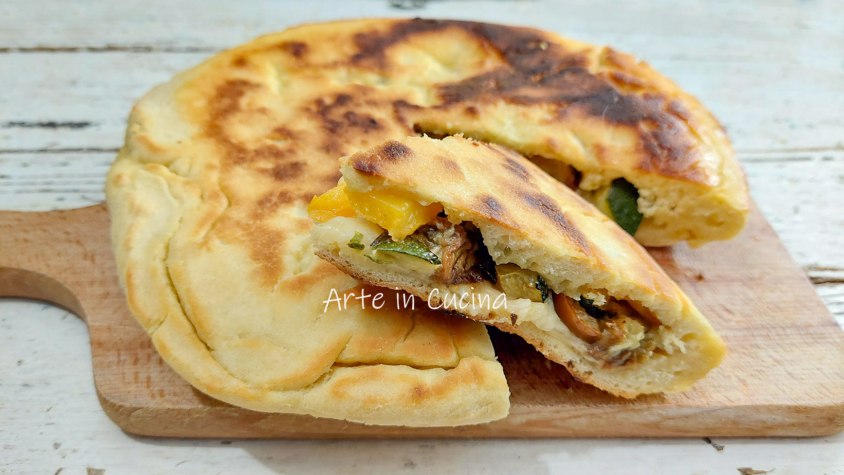 TORTA RUSTICA con VERDURE al bicchiere