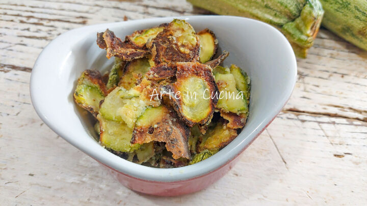CHIPS di ZUCCHINE croccanti in friggitrice ad aria