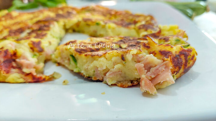 TORTA PATATE e ZUCCHINE in padella