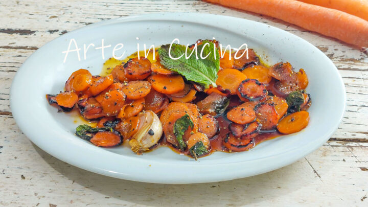 CAROTE in AGRODOLCE ricetta velocissima