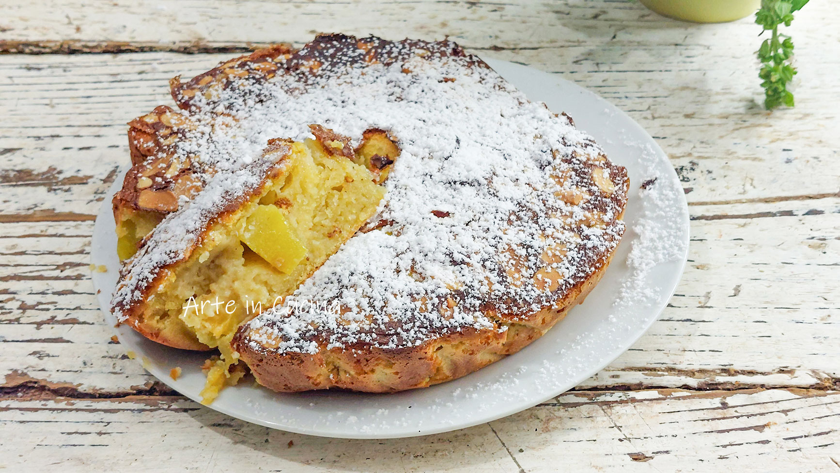TORTA di PESCHE in friggitrice ad aria