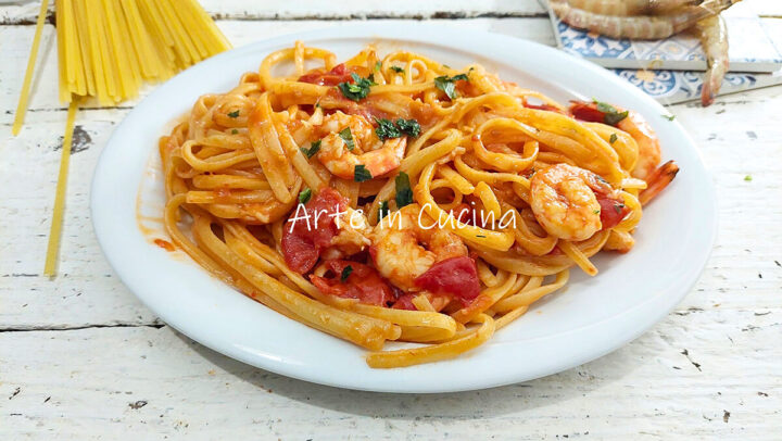 LINGUINE con MAZZANCOLLE primo piatto semplice e raffinato