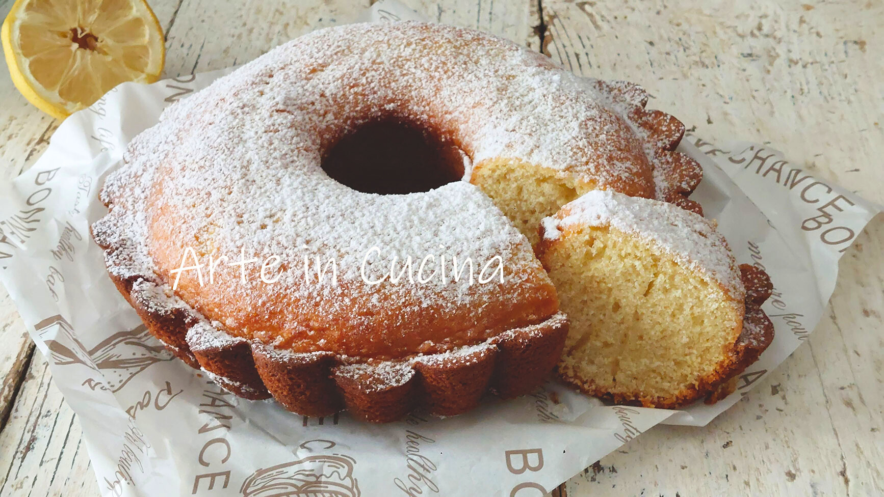 CIAMBELLONE LEGGERO al limone e yogurt