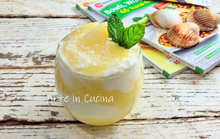 MOUSSE di RICOTTA all'ananas