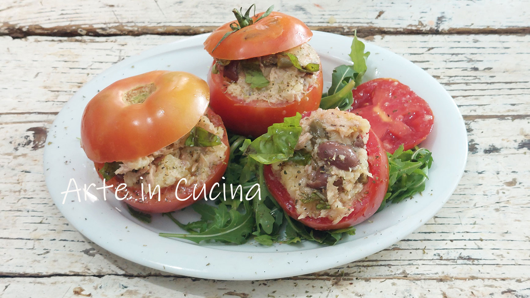POMODORI RIPIENI di TONNO e PATATE