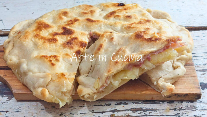 SCROCCHIARELLA PATATE e PROSCIUTTO in padella