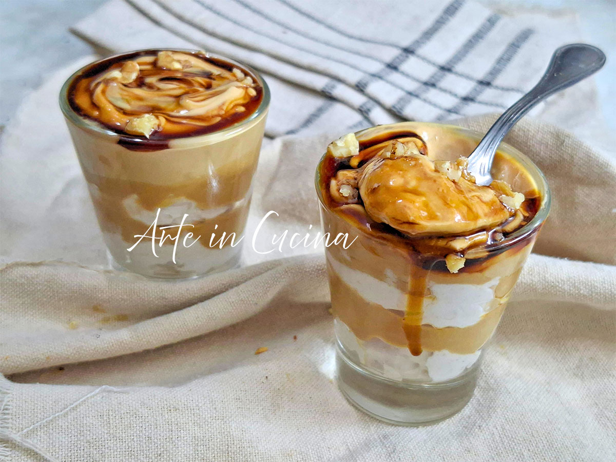MOUSSE CARAMELLO e NOCI