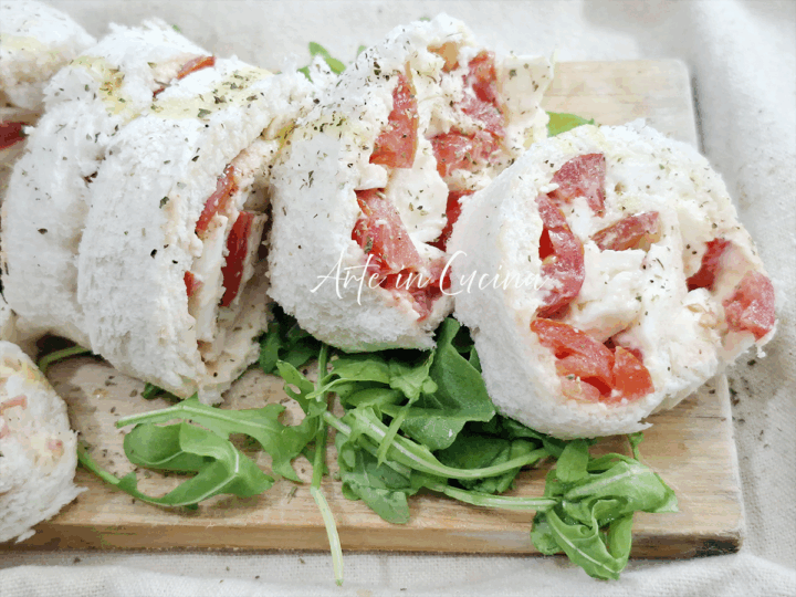 GIRELLE alla CAPRESE antipasto freddo