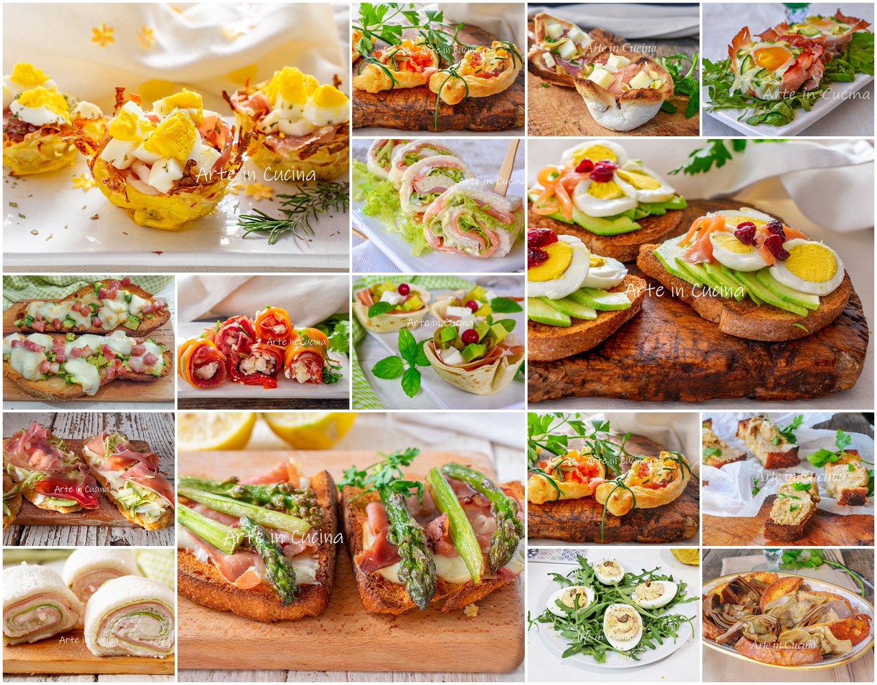 ANTIPASTI FREDDI creativi veloci e sfiziosi per PASQUA