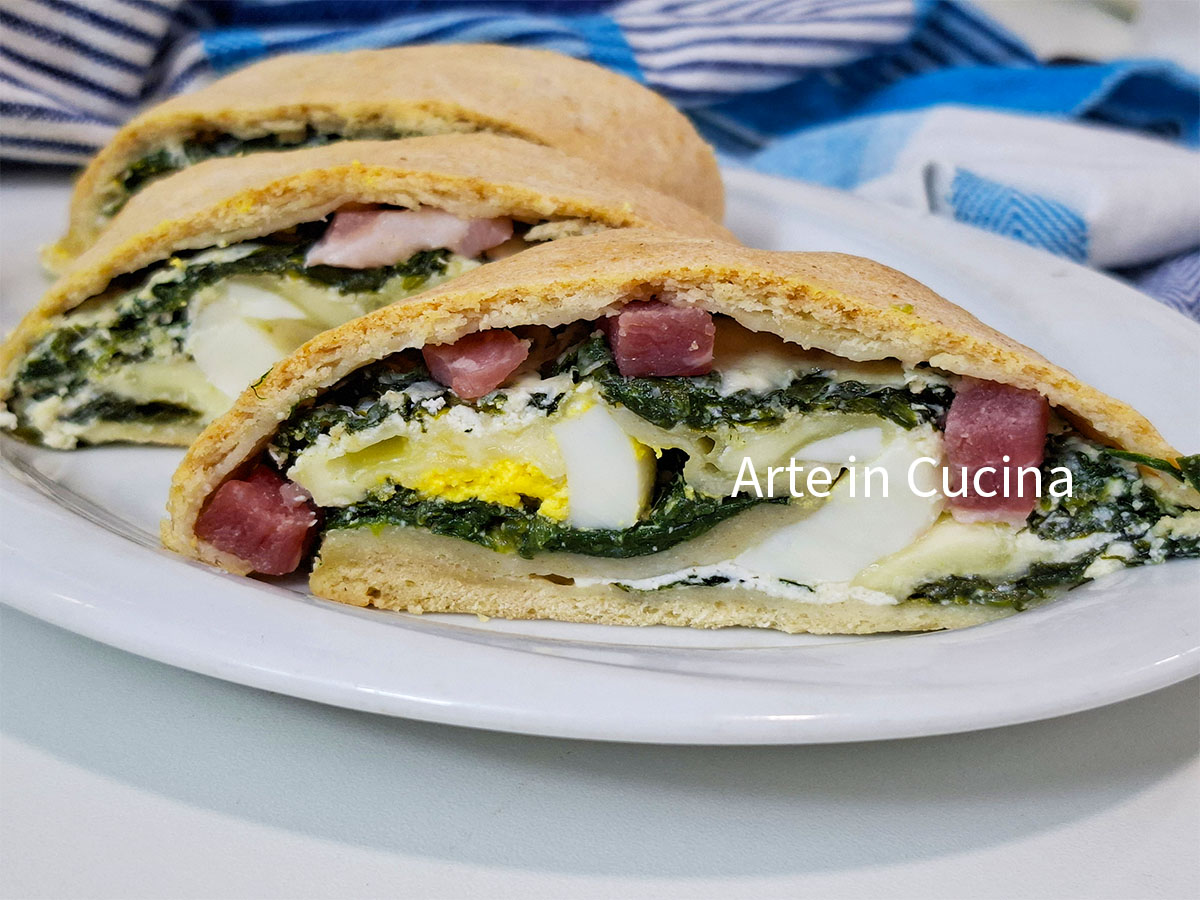 ROTOLO RUSTICO con PANCETTA bietola e uova