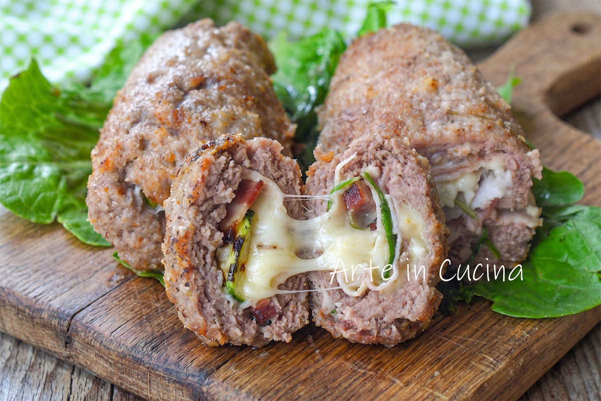 CANNOLI di CARNE con ZUCCHINE e speck