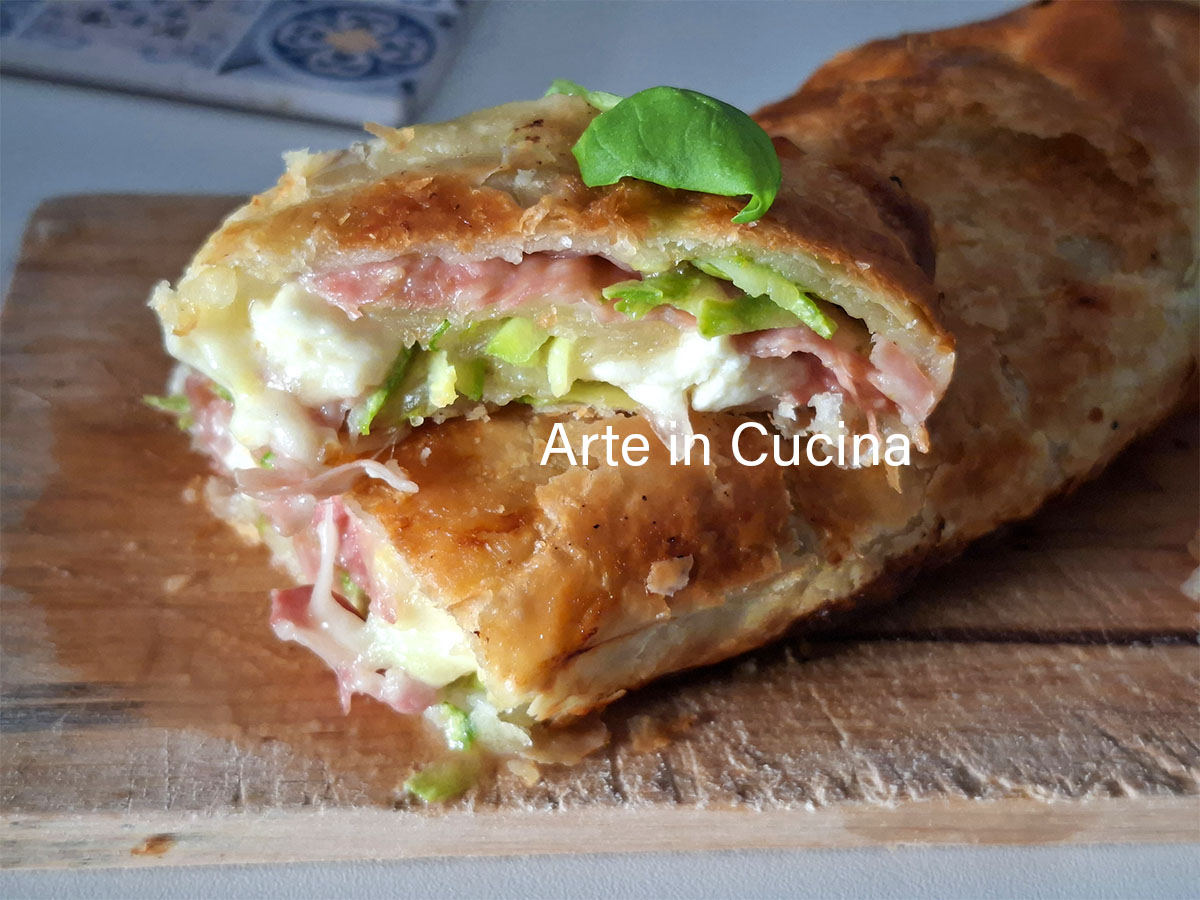 ROTOLO con ZUCCHINE SPECK e provola