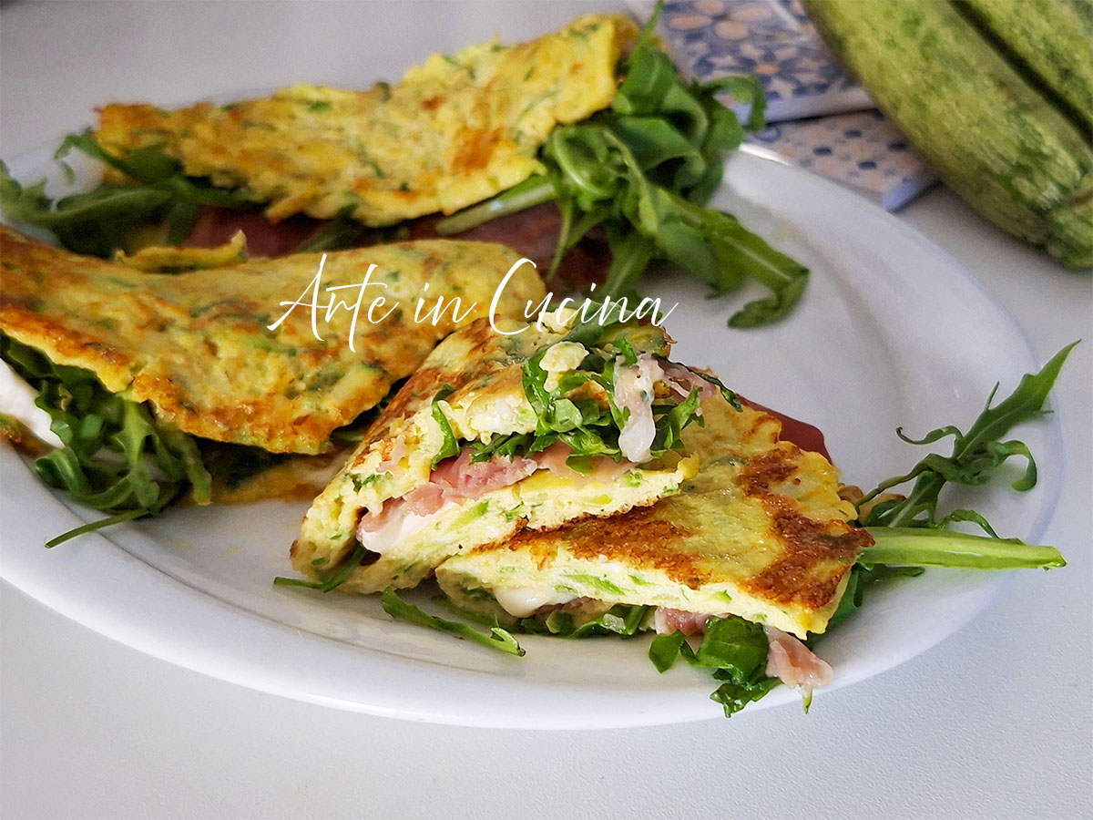 TACOS di ZUCCHINE frittatine ripiene