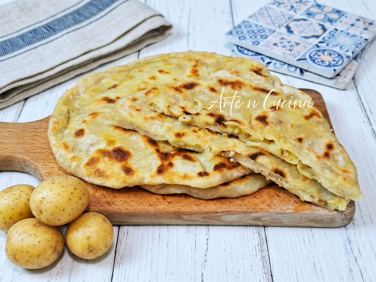 ALOO PARATHA pane indiano veloce ripieno