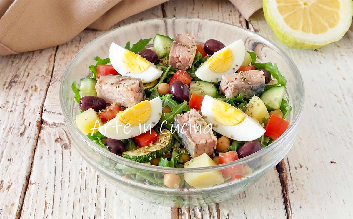CECI in INSALATA: ricetta estiva fredda veloce