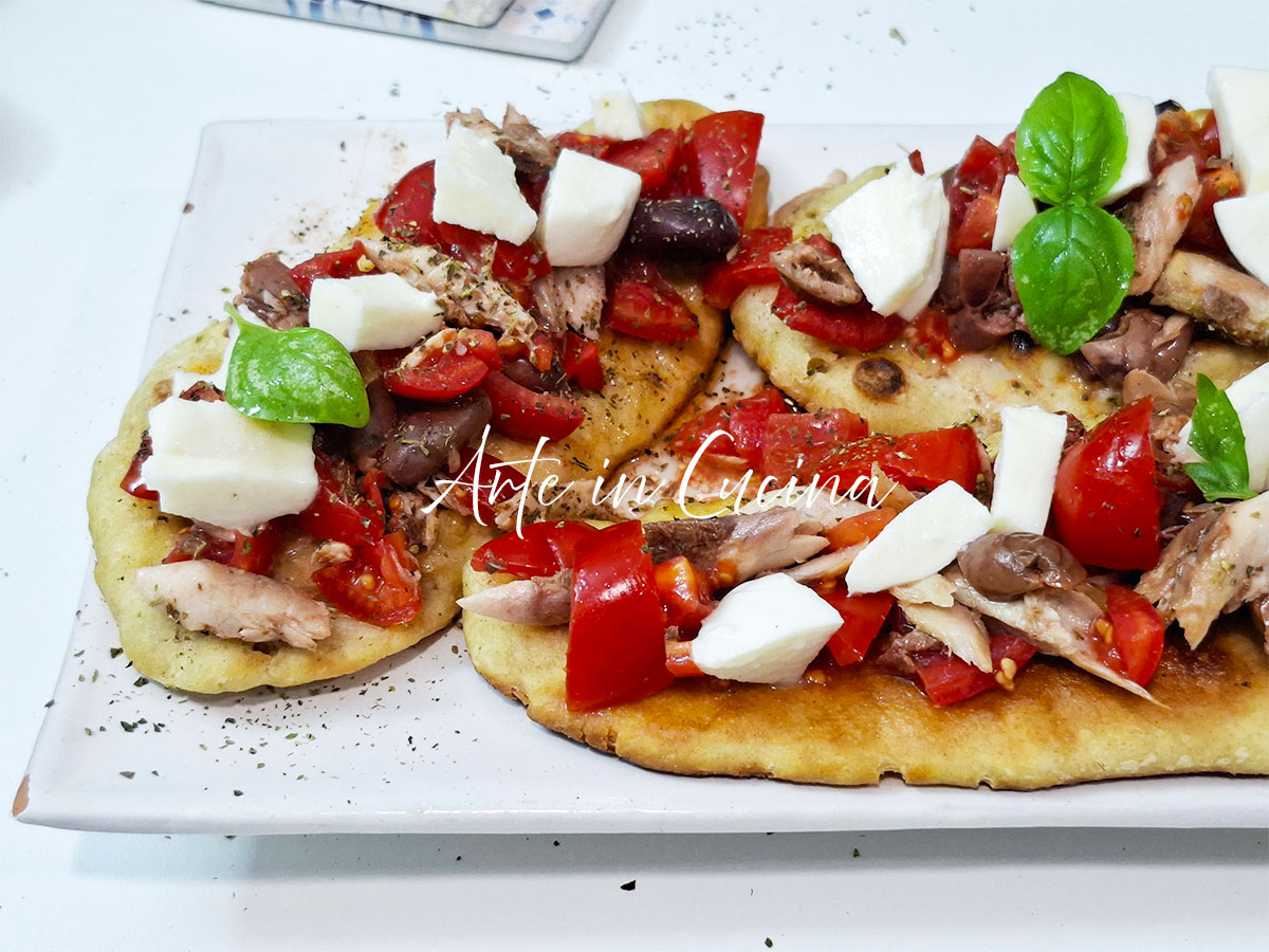 LINGUE di PIZZA alla MEDITERRANEA veloci