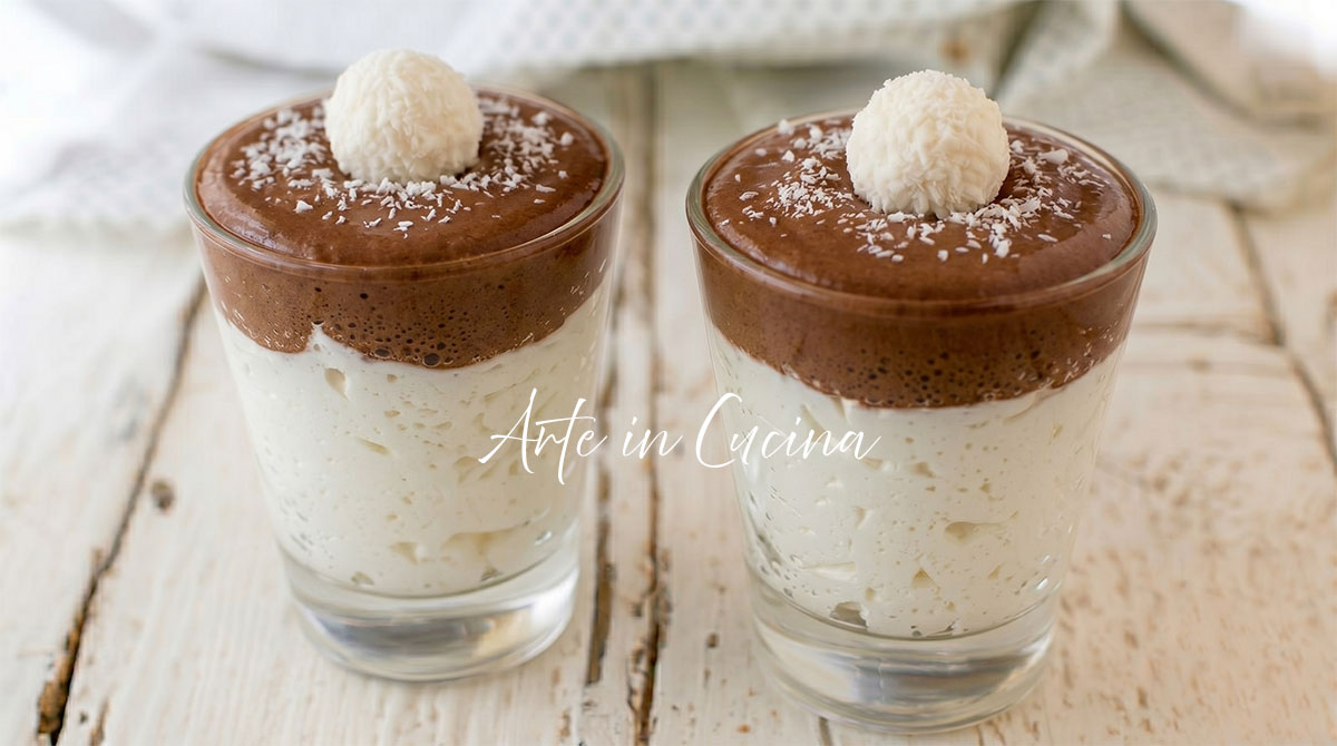 MOUSSE ai RAFFAELLO e CIOCCOLATO