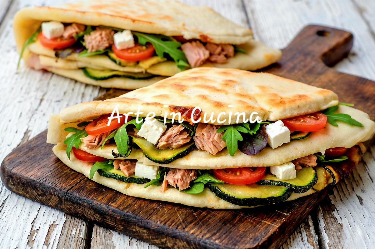 PIADINA con TONNO e ZUCCHINE