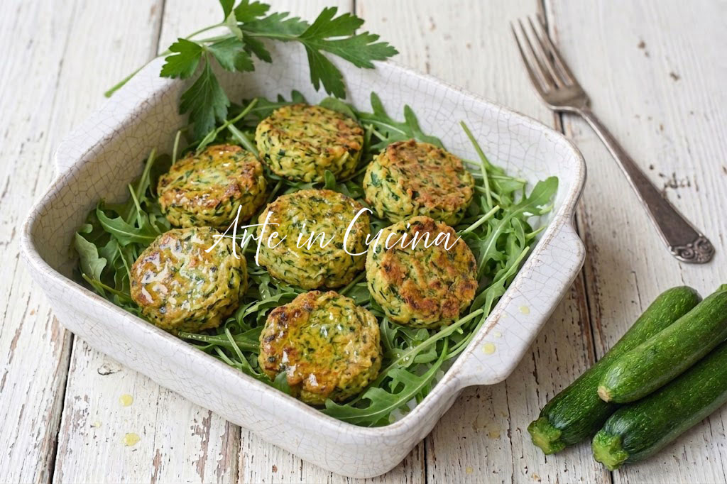 POLPETTE di CECI e ZUCCHINE in friggitrice ad aria