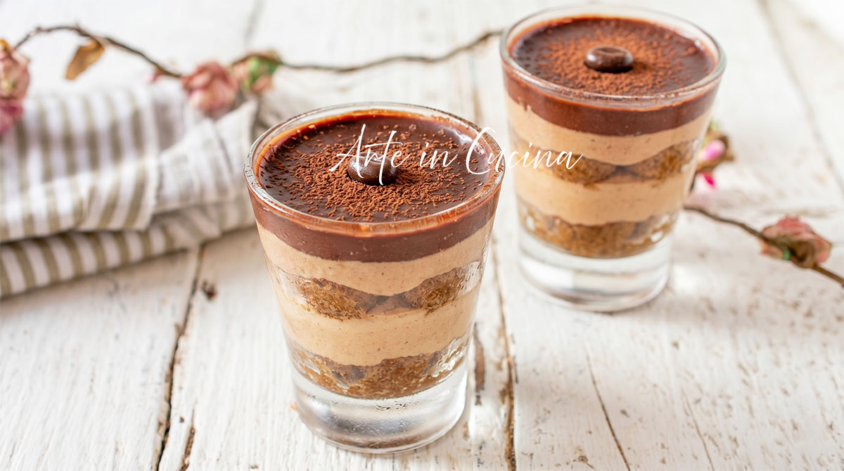 TIRAMISù al CIOCCOLATO e CAFFè monoporzione