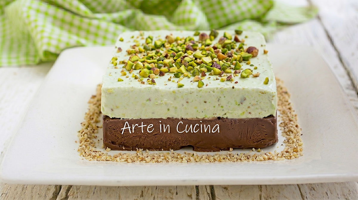 TORTA FREDDA CIOCCOLATO e PISTACCHIO
