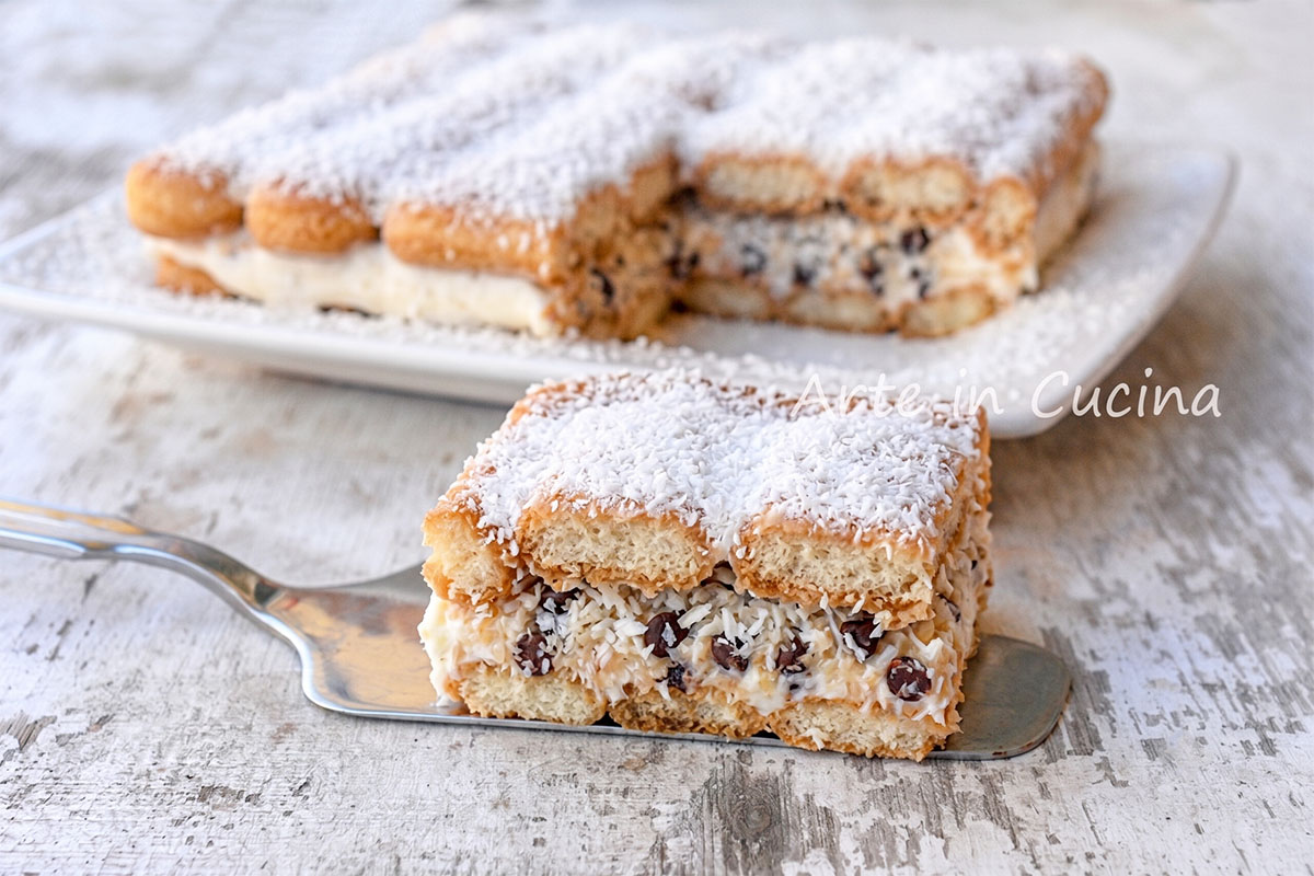 TORTA ai PAVESINI COCCO e Gocce di cioccolato