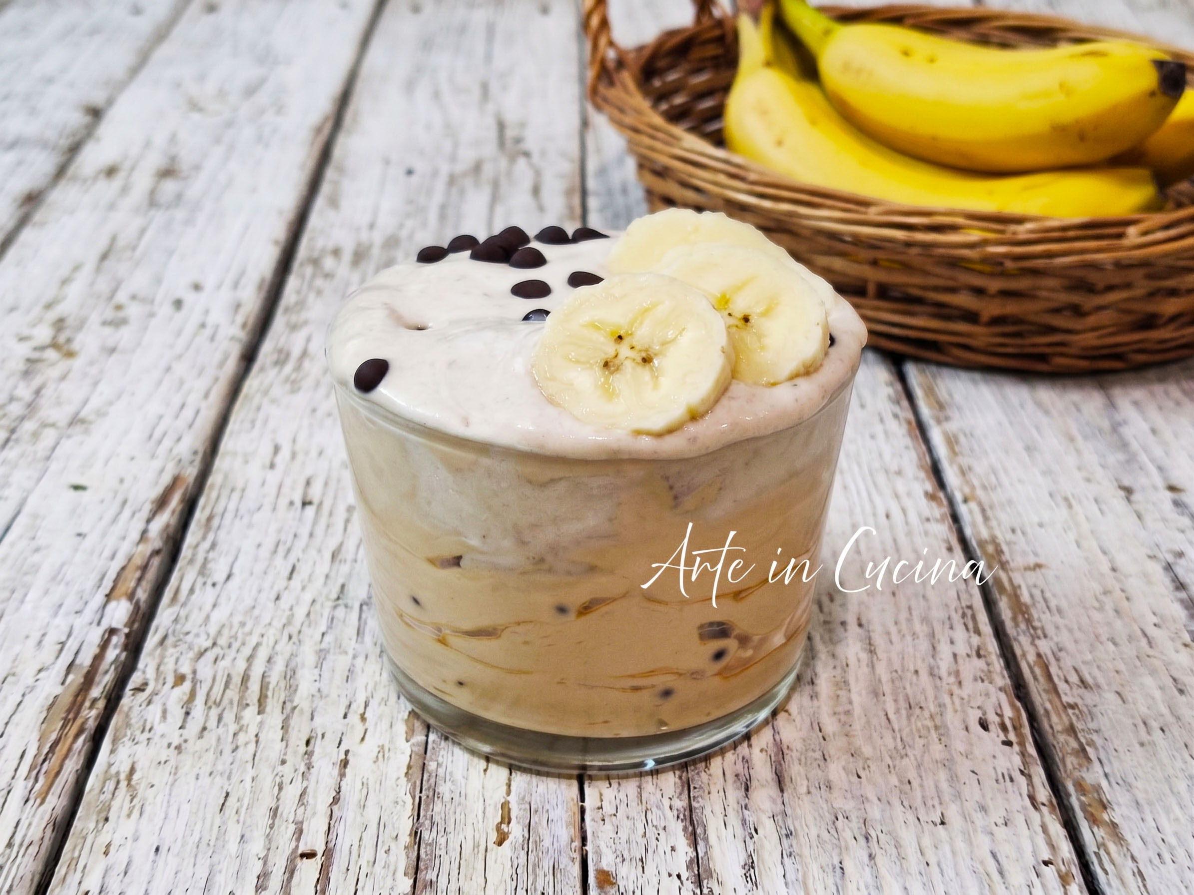 MOUSSE BANANA e CAFFÈ: come fare il dolce freddo con frutta congelata