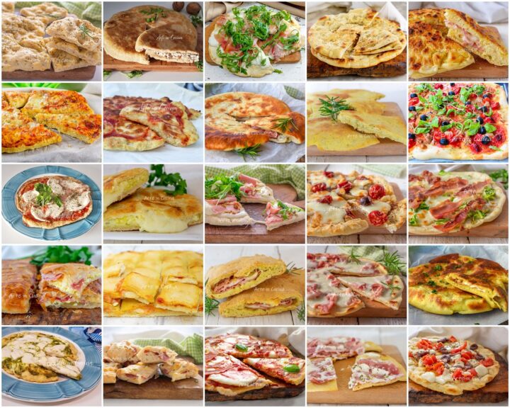 PIZZA e FOCACCIA: 25 ricette senza lievitazione