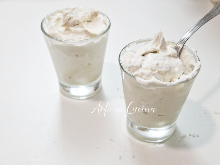 Mousse banana e cocco