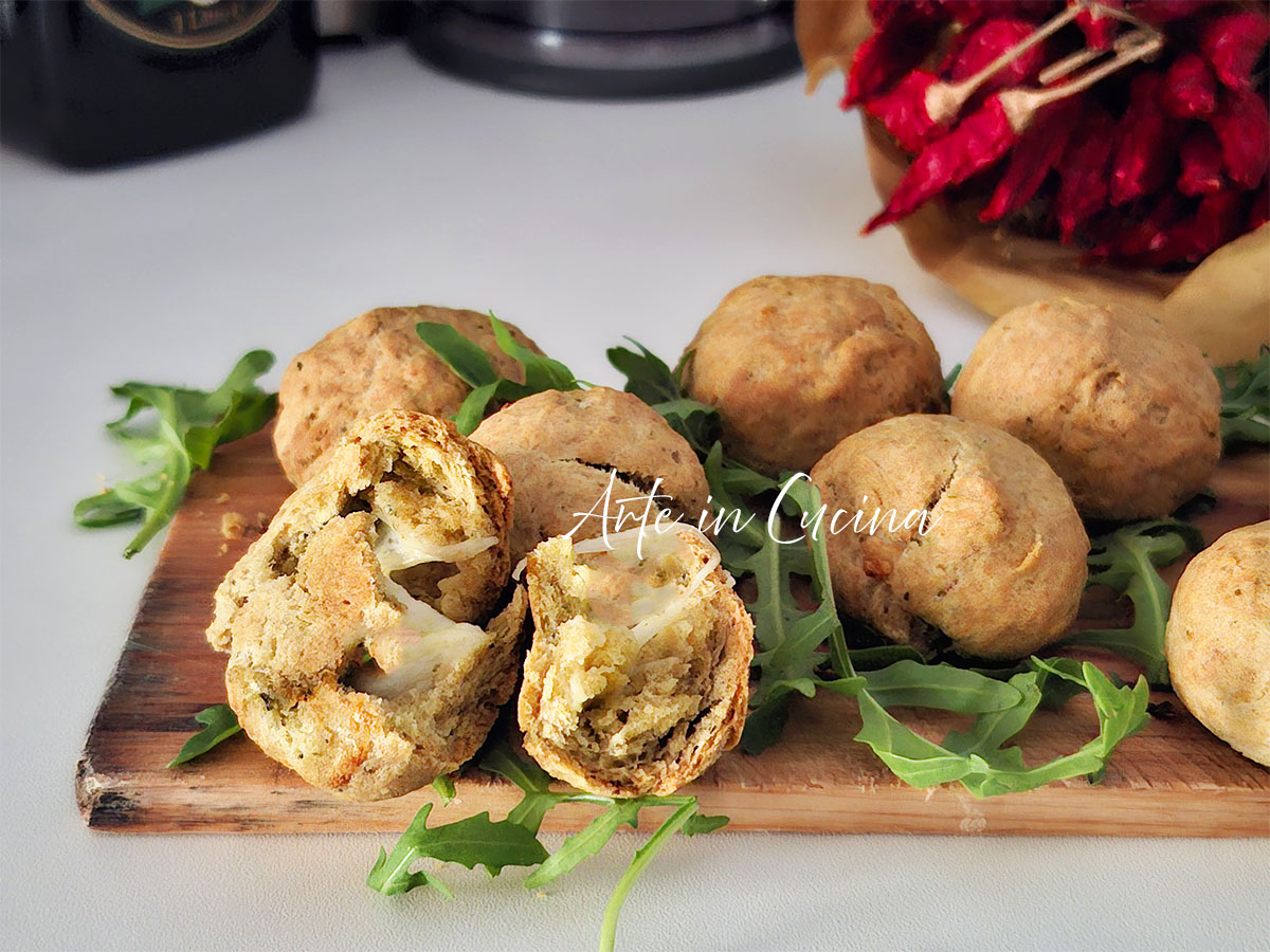 Bocconcini al pesto brioche salate furbissime