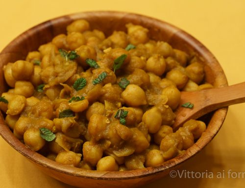 Curry di ceci, ricetta indiana