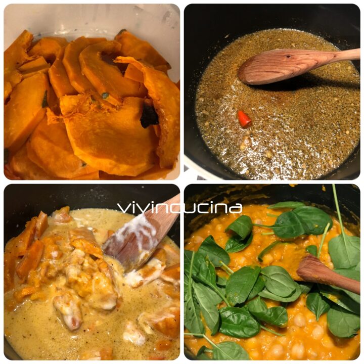 curry di zucca e ceci
