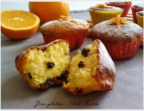 Muffin all’arancia senza glutine