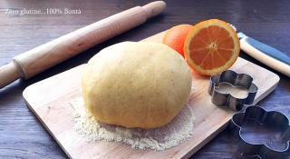 Pasta frolla all'arancia senza glutine