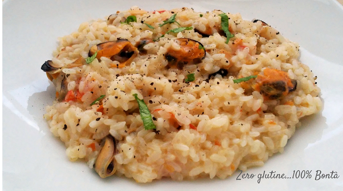 Risotto con le cozze ricetta facile e veloce for Cucinare risotto