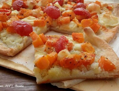 Torta salata con zucca e patate