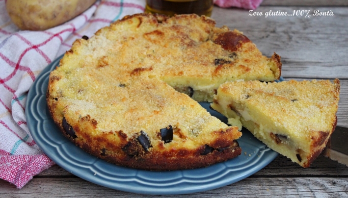 Torta di patate e melanzane