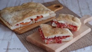 Focaccia farcita senza glutine