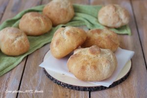 Panini  Rosetta fatti in casa senza impasto