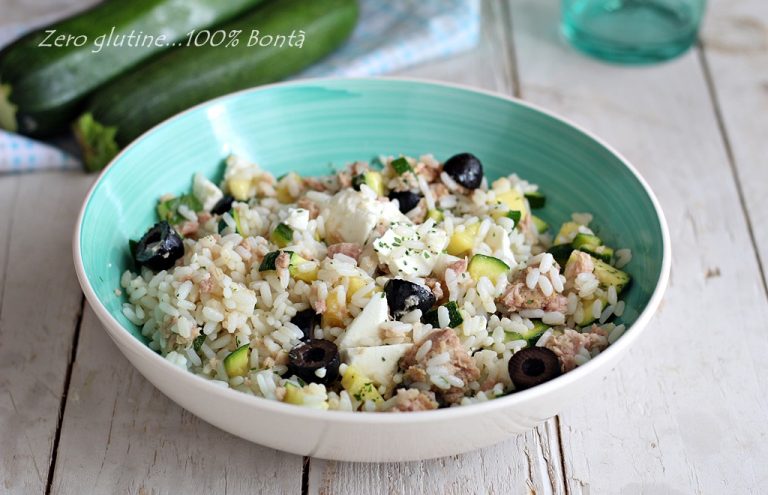 Insalata Di Riso Con Tonno Zucchine E Feta Mary Zero Glutine100 Bontà 0871