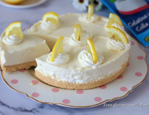 Torta fredda al limone e yogurt