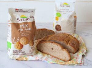 Pagnottina di pane con farina Sarchio