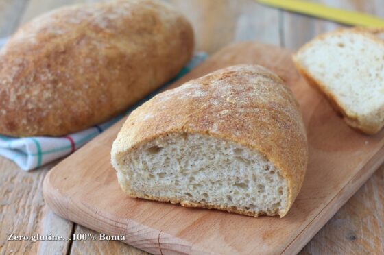 Filoni di pane fatti in casa senza glutine